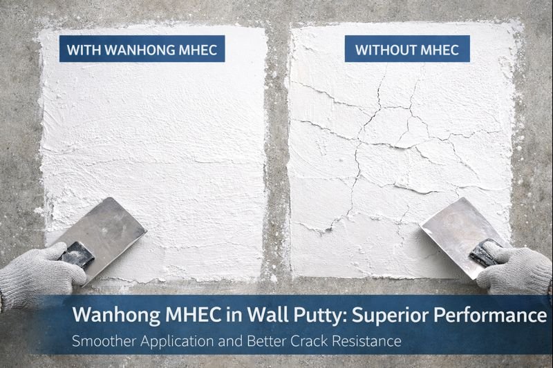 MHEC performance demonstration in wall putty