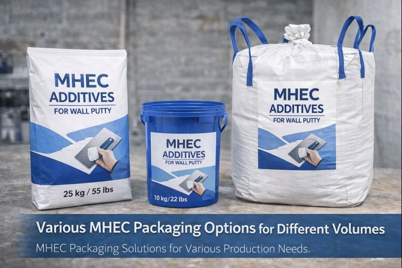 Various MHEC packaging options for different volumes