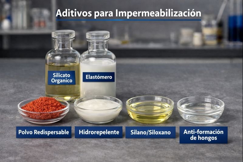 aditivos para impermeabilización
