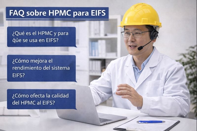 Especialista Wanhong respondiendo consultas sobre HPMC FAQ sobre HPMC para EIFS