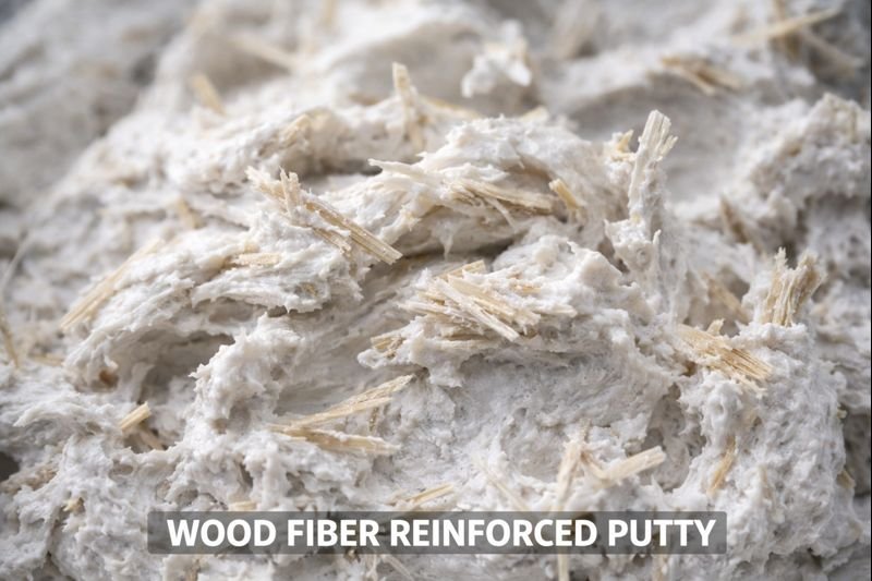 wood fiber in putty