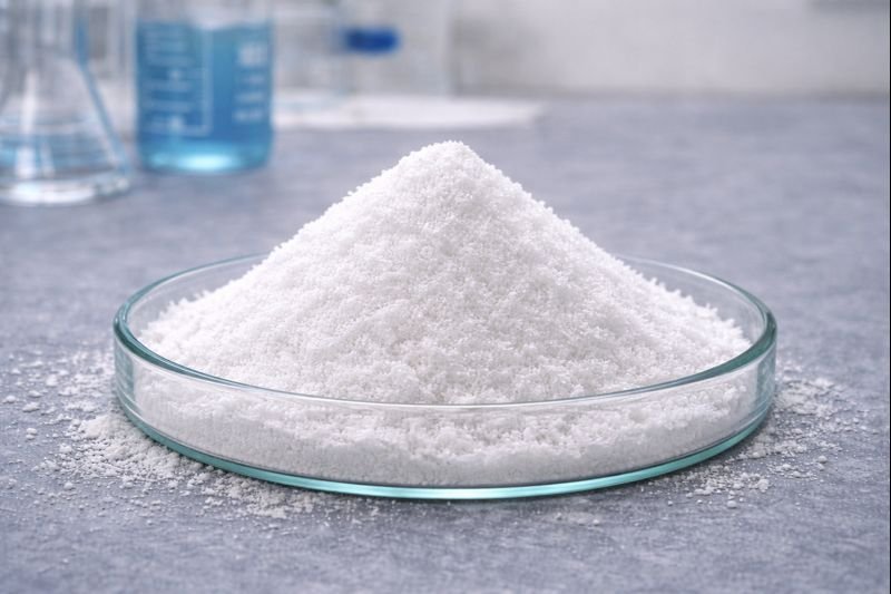 Calcium formate crystals