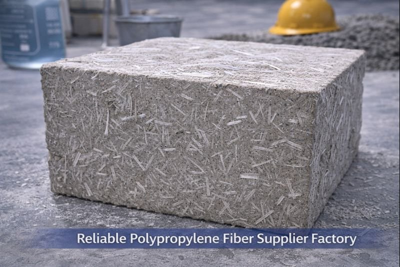 polypropylene fiber reinforced concrete sample