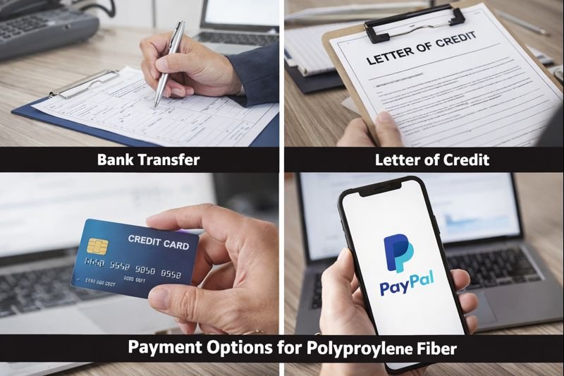 payment options for polypropylene fiber