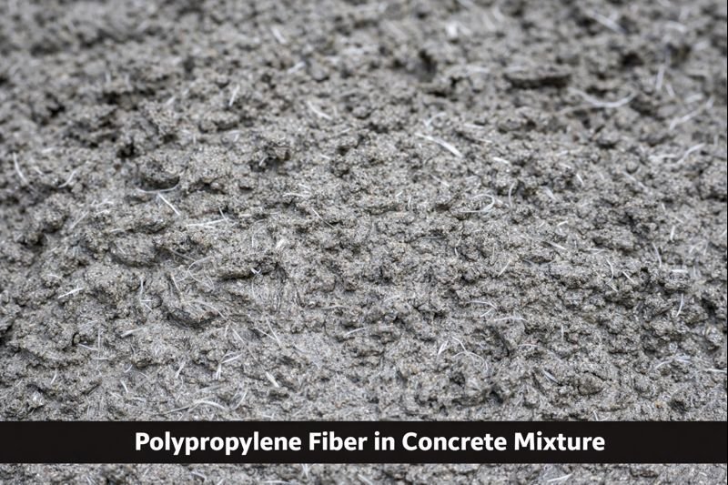 polypropylene fiber in concrete mixture