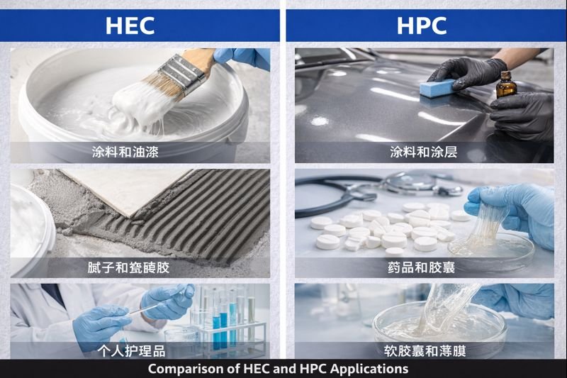 Comparison of HEC and HPC in different applications
