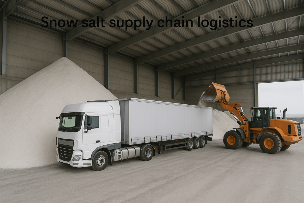 snow salt supply chain logistics
