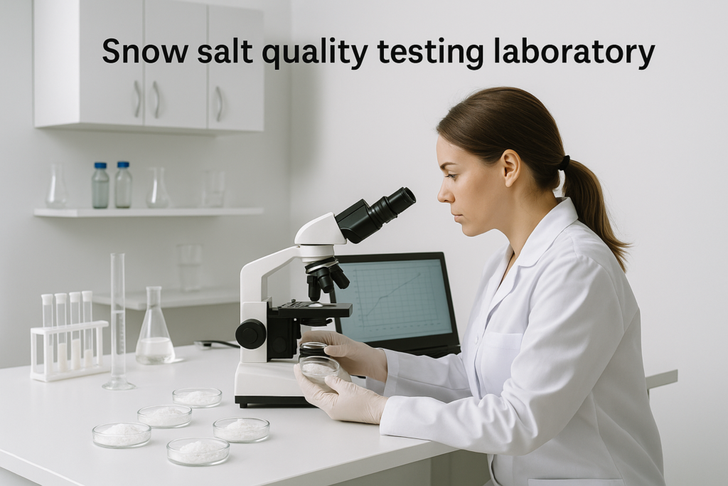 snow salt quality testing laboratory