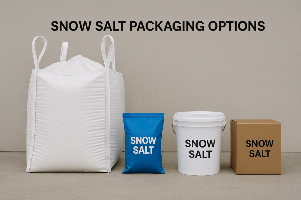 snow salt packaging options
