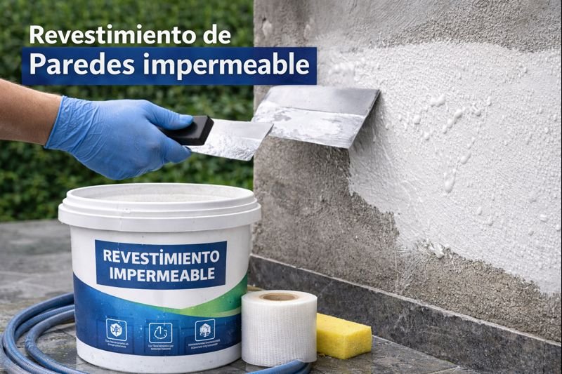 Revestimiento de paredes impermeable