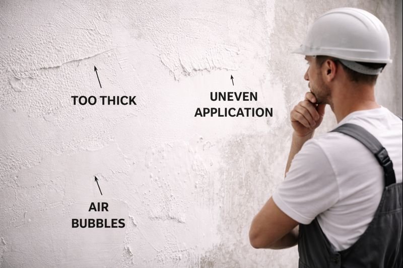 common wall putty mistakes