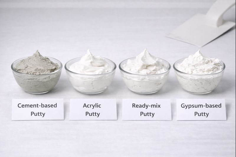 Different wall putty types