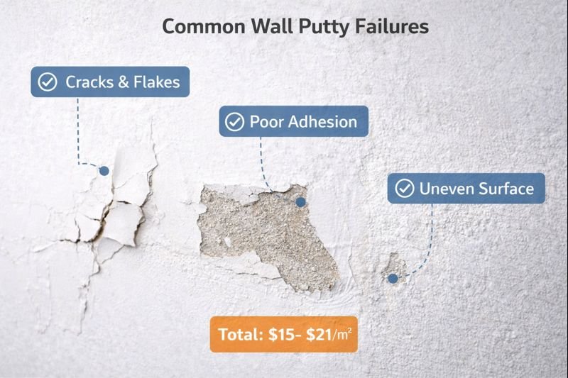 putty application problems