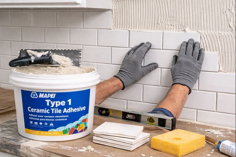 kitchen backsplash installation