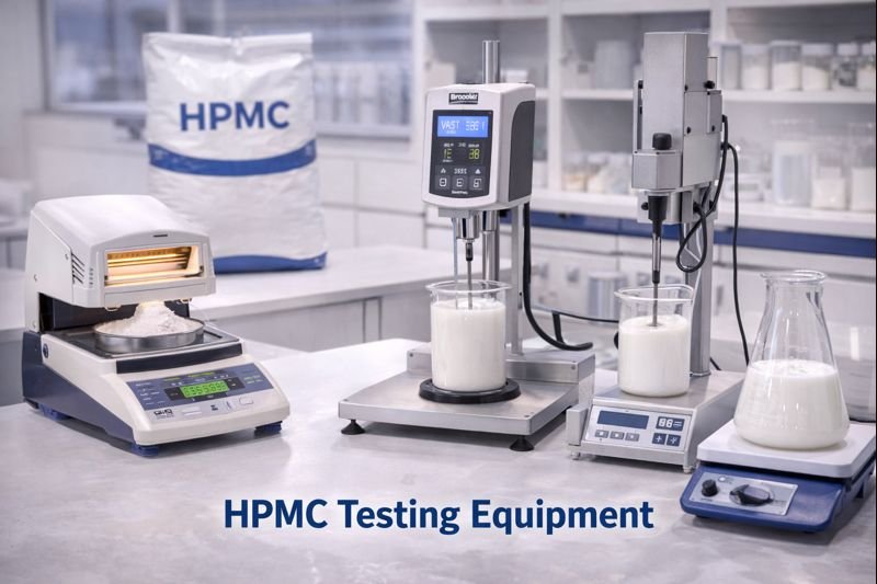 HPMC testing equipment in laboratory