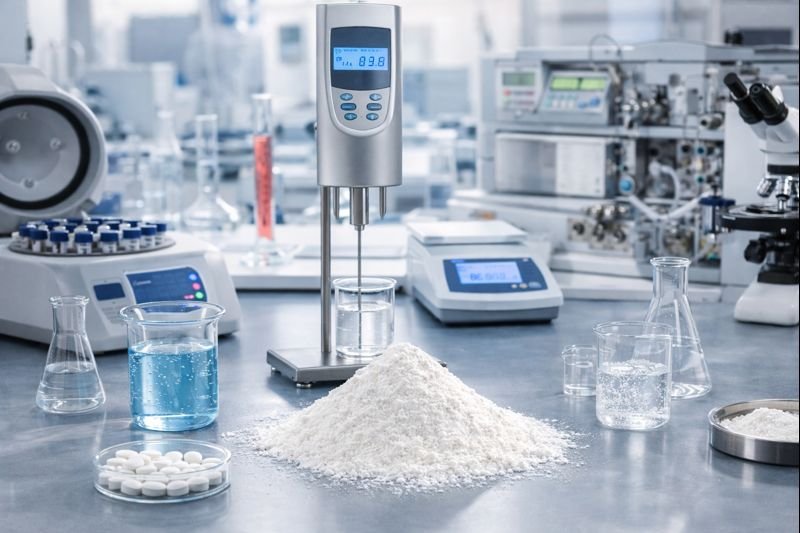 HPMC polymer testing laboratory equipment