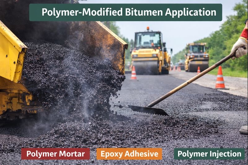 polymer modified bitumen application