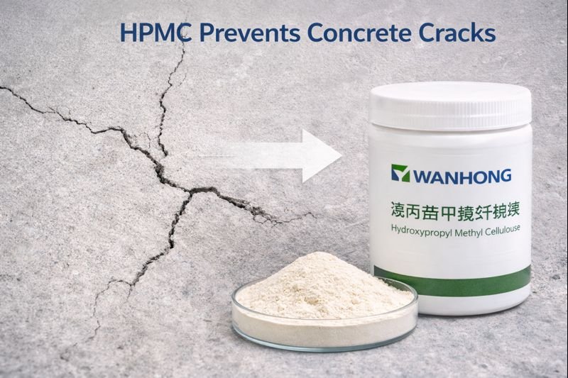 HPMC preventing concrete cracks Concrete cracking prevention with HPMC