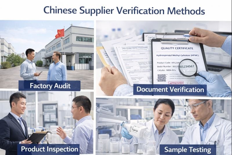 Chinese supplier verification methods