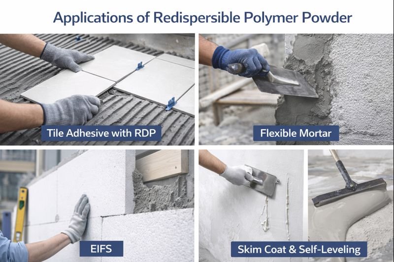 applications of redispersible polymer powder