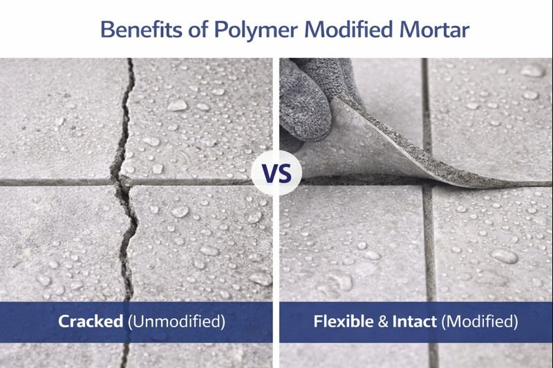 benefits of polymer modified mortar