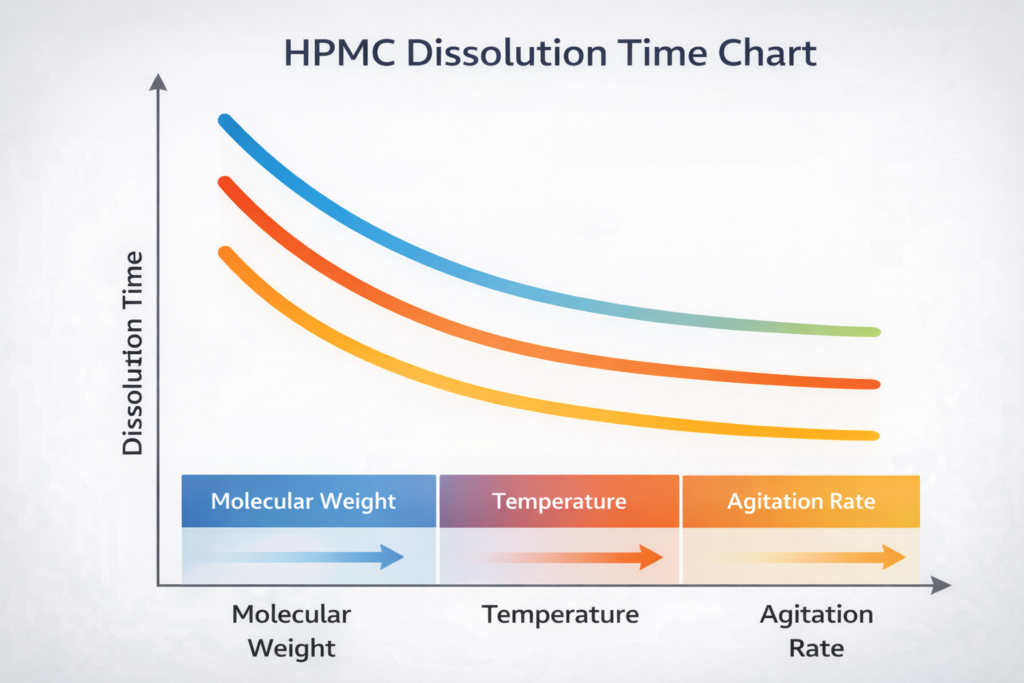 HPMC dissolution time chart