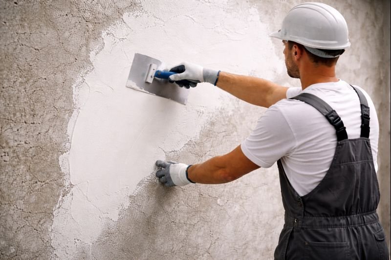 Wall Putty on Concrete & Painted Surfaces