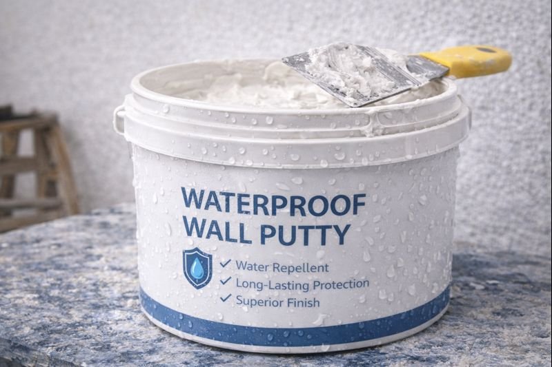 Waterproofing in Wall Putty