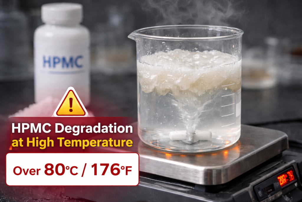 HPMC degradation process HPMC degradation at high temperatures