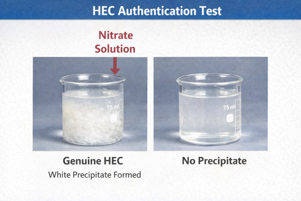 HEC authentication test demonstration