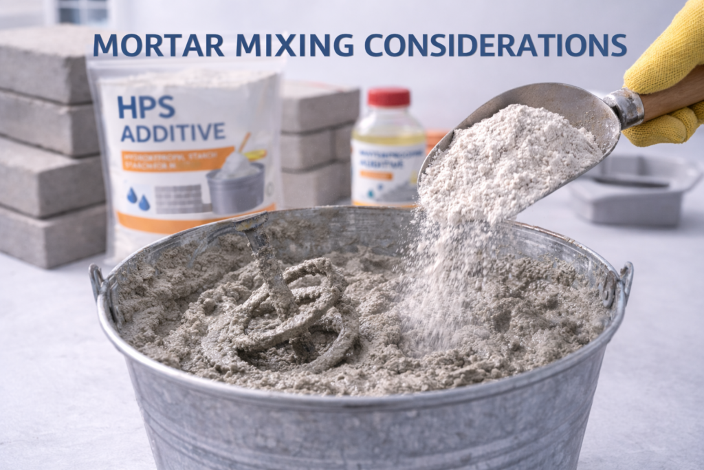 Proper mortar mixing techniques mortar mixing considerations