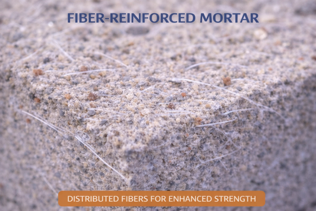 fiber-reinforced mortar