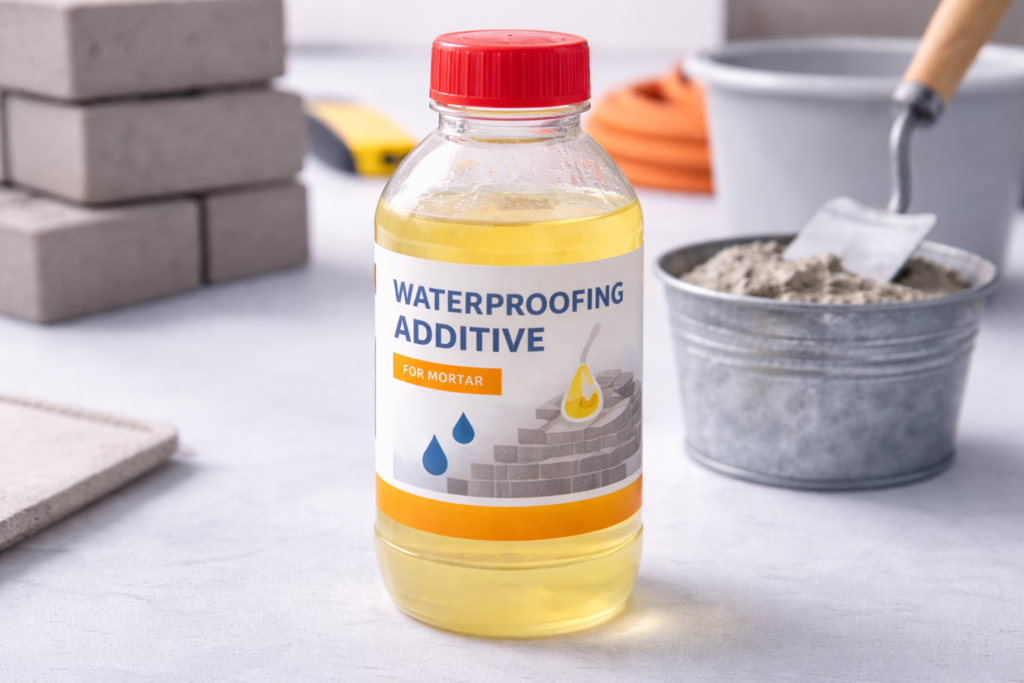Waterproofing additive for mortar waterproofing additive