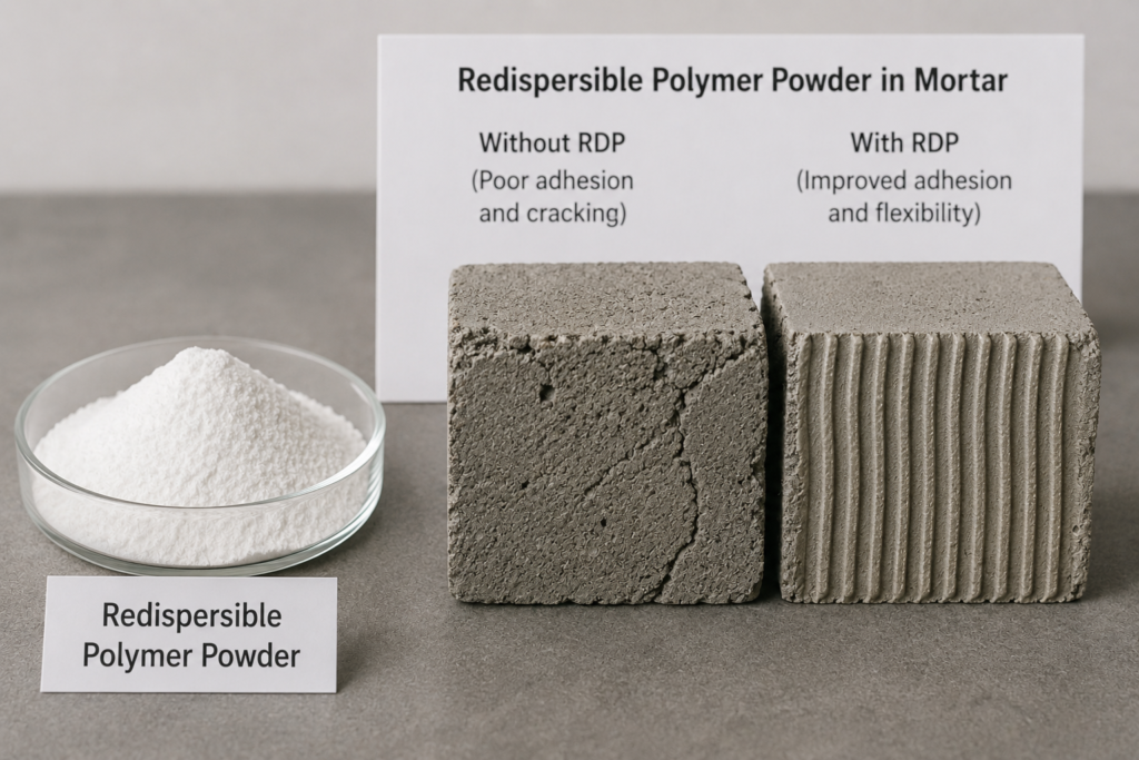 title Redispersible polymer powder in mortar
