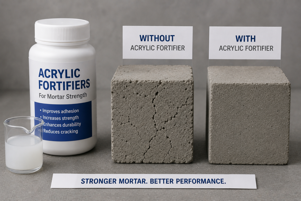 title Acrylic fortifiers for mortar strength