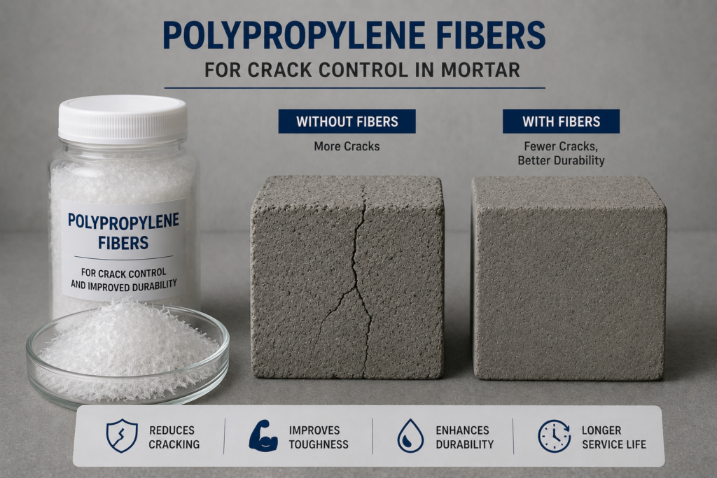 title Polypropylene fibers for crack control